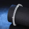 2 mm-5 mm VVS-Moissanit-Diamant-Tennisarmband für Damen, 925er-Sterlingsilber, im Labor gewachsenes Moissanit-Tennisarmband