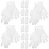 Disposable Gloves 10 Pairs Hand Protector Moisture Hands Overnight Jewelry Thicken Protection Dust-free Cloth Banquet