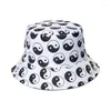 Berets 2023 Chapéu de Pesca de Dupla Face Chapéu de Pesca para Meninos / Meninas Bob Femme Gorro Verão Bucket Chapéus Mulheres Homens Panamá