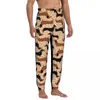 Men's Pants Men Jogging Streetwear Loose Casual Trouser Seamless Dachshunds On Floral Man Sweatpants