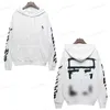 Designer Mens Sweats à capuche Offs Blanc Sweat-shirts d'hiver OFS Veste à capuche unisexe Manteau en vrac Pulls à capuche Sweat à capuche Hommes Femme Couples Casual Co