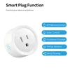 US Standard WiFi Smart Socket US Standard Timing Switch Round Plug Smart Home Timer Plug