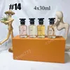 Fragrância de perfume feminino mais vendido 70ml conjunto 30mlx4 75ml 90ml 100ml para mulheres ou homens