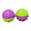 Radish Fingertip Massage Ball 3D Gravity Radish Ball Rotate Gyroscope Conneined Sphere Decompression Toys for Children Adult