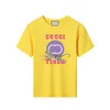 Designer Mode Enfants Tops T-shirt G lettre marque de luxe motif de dessin animé costume d'été garçons filles chemise enfants vêtements CHD2310193 esskids