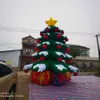 New Product inflatable Christmas tree airblown 6m 8m Inflatable Santa Outdoor yard Decoration for sale free air shipping