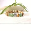 SN0264 Low Whole Yoga Jewelry Silber Buddha Armband Bild Stein Armband 2016 Herrenarmband 202t