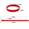 Bracelets de charme 50 pcs/lot 8mm de large 21 cm de longueur bracelet en silicone bracelet adapté pour bricolage charmes coulissants fabrication de bijoux de mode