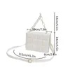 Kvällspåsar HoneyCherry Geo präglade Flap Crossbody Bag Mini Handväskor för kvinnors Pures Mini Crossbody Bag 231019