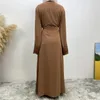 Etnische kleding Eid Ramadan Moslimvrouwen Open Vest Abaya Kimono Kantborduurwerk Lange maxi-jurk Turkije Arabische Kaftan Arabische jurk Dubai