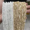 Pierres précieuses en vrac coquille de trochide blanche naturelle perles de tube à vis rondes entretoise 8 4mm perle pour la fabrication de bijoux accessoire de collier de bracelet à bricoler soi-même