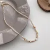 Collier ras du cou en perles pour femmes, chaîne de clavicule, parfum