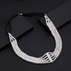 Hot selling bridal headwear hair accessories fashionable temperament elastic adjustable rhinestone hair band female full diamond hair band 231015