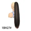 Queues de cheval Extensions de cheveux raides crépus 1BH27 # 30 pouces produits capillaires synthétiques 1BH30 #