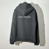 24ss Tasarımcı Erkekler Hoodie Sweatshirt Kadınlar Büyük Hoodie Gradient Kapşonlu Örme Süveter Üst Pamuklu Sweater Pullover GoldMine Serisi Handdrawn Kapüşonlu Sweater