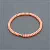 Strand Colorful Bracelets Soft Ceramic Fragments Holiday Beach Style Women's Girls' Bracelet Fashion Jewelry Accessories