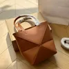 Designer Puzzle Fold Bag Women Handbag purse One Shoulder Crossbody Genuine Leather Bags Lady Folding tote Size 39 or 25 or 21 cm