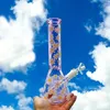 Bongos de água de vidro Hookahs Daisy Colorido Bong Downstem Perc Beaker Dab Rigs Tubulação de água para fumar com tigela de 14mm