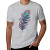 Polos Polos Peacock Leaf Zen T-shirt kawaii ubrania bluzka mężczyzna mężczyzna ubrania