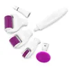 Gloednieuwe 6 In 1 Derma Roller 12/300/720/1200pin Micro Naald Roller Kit Huidverzorging schoonheidsverzorging