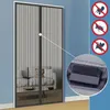 Tende trasparenti Tenda magnetica rinforzata Zanzariere Divisorio anti-insetti e mosche Tenda per porta Rete Chiusura automatica schermo per porta 231019