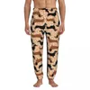 Men's Pants Men Jogging Streetwear Loose Casual Trouser Seamless Dachshunds On Floral Man Sweatpants