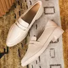 Dress Shoes Two Ways pointed toe small leather shoes women flats shallow slip on loafers brogue shoes thick heels cut out one band oxfords 231018