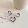 Cluster Ringe Punk Metall Geometrie Kreisförmige Set Öffnung Zeigefinger Zubehör Schnalle Gelenk Schwanz Ring Für Frauen Schmuck Geschenke