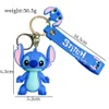 3D Anime Keychain Cartoon Soft Rubber PVC Car Pendant School Bag Silicone Anime Birthday Gift