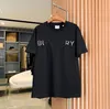 Yaz erkekleri beyaz tişört yuvarlak boyun işlemeli Londra mektupları erkekler ince fit siyah klasik sokak kıyafeti kısa sleevs te tee homme büyük boy tshirt 4xl 5xl