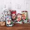 Décorations de Noël 2019 Nouvel An Bas de Noël Sac de Noël Cadeau de Noël Sac de bonbons Décoration de Noël Maison Navidad Chaussettes Décoration d'arbre de Noël