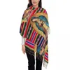 Szaliki Matka Boża z Guadalupe Virgin Mary Shawl Wrap Woman Winter Winted Long Scalf Neckerchief