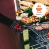 Mitaines de Four Gants de Grillage Outil de Cuisson Gants de Barbecue résistants à la Chaleur Mitaines de Four isolées en Silicone antidérapantes pour Cuisine Camping 231018