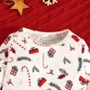 Mädchen Kleider Baby Mädchen Langarm Weihnachten Winter Warme Prinzessin Kostüm Kinder Cartoon Strampler Samt Plüsch Kinder Kleid