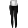 Women's Pants Women Neoprene Sauna Leggings Sweat Shorts Weight Loss Workout Running Capris Slimming Compression Thermo