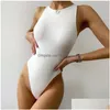 Femmes Shapers doux hauts col haut body sans manches Style sans couture côté minceur sans bretelles soutien-gorge écrémé Wearwomens livraison directe