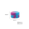 Silicone Oil Container 5ml Silicone Wax Box Multi Color Silicone Case 32mm*18mm Reusable Container for Wax or DAB tools LL
