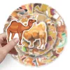 50 PCS Cartoon Animal Camels Graffiti Sticker PVC Scooter Personlighet Creative Trend Waterproof Decoration