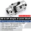 3/4 Dd X 3/4-30 Sp Splined Chrome Single U Joint Shaft Steering Voor Ford Volkgen Chevrolet-Sjs03S Drop levering