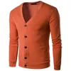 Męskie swetry męskie sweter w szyku męskim Sweter męski Sweter Slim Slim Fit Solid Kolor swobodny płaszcz S-2xl 231019