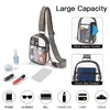 Storage Bags Clear Sling Bag Crossbody Purses For Women Heavy Duty Transparent Chest With Adjustable Strap