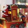 Decorações de Natal LED enfeites de carruagem Feliz decorações Navidad presentes para crianças em casa 231018