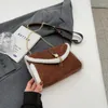 Evening Bags 2023 Winter Faux Fur Shoulder Handbag Designer Luxury Bag High Quality Nubuck Leather Women Fashion Underarm Crossbody