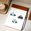 50PCS Police Car Cartoon Graffiti Naklejka PVC Diary Drurboard Trend Wodoodporna dekoracja kreatywna