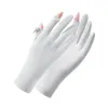 Cycling Gloves 1 Pair Sunscreen Mittens Fashion Ergonomics Design Solid Color Outdoor Supplies Riding Driving