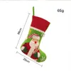 Christmas Decorations New Santa Claus Snowman Christmas Socks Home Gift Bag Socks Personalized Name Kids Candy Bag New Year Decoration Props x1019