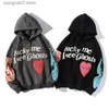 Heren Hoodies Sweatshirts Mannen Sweater Hip Hop Graffiti Lucky Me I See Ghosts Brief Print Harajuku Streetwear Hoodies Winter Trui unisex T231019