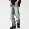 Moletons masculinos moletom baggy jeans homens perna reta vaqueros calças streetwear moda casual simples hip hop high street angustiado y2k calças jeans 231018