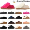 Designer Tasman Slippers Dames Laarzen Australische Kastanjebont Zwarte Schapenvacht Tazz Muilezels Vrouw Mannen Ultra Platform Boot Australie Suede Winter Enkellaarsjes Dhgate