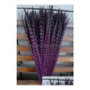 Party Decoration Wholesale Custom Colors Pheasant Tail Feathers Jewelry Craft Hat Mask Feather Hair Extention 100Pcs 20-22Inch / 50-55 Dhmmu